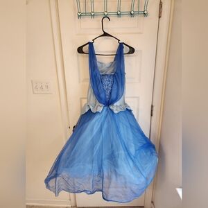 Womens Cinderella Tutu Dress Blue Size XL Costume Dance #1059